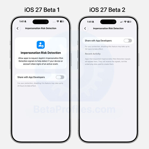 ios-27-beta-2-imoersionation-rish-detection-settings