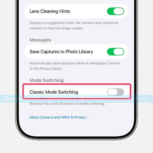 ios-26-beta-5-camera-classic-mode-switching-setting