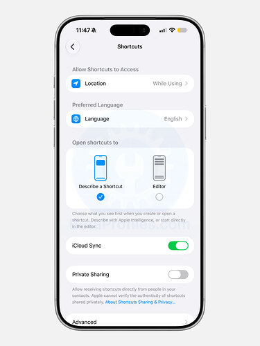 ios-27-beta-3-shortcuts-settings