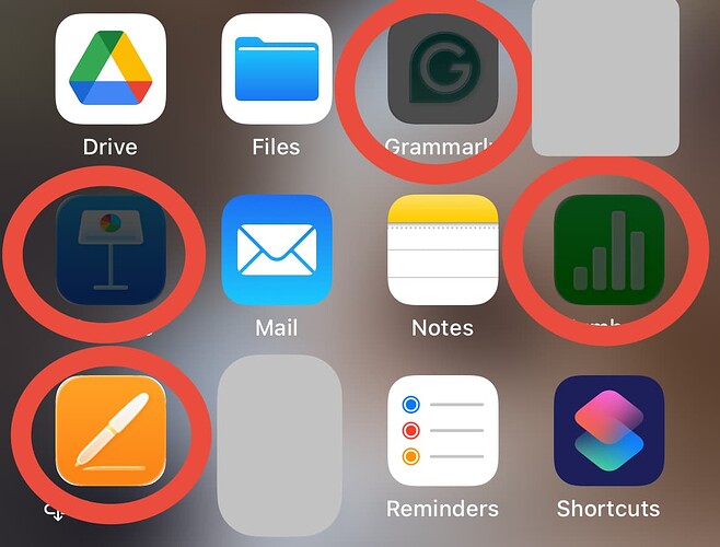 some 3d icons on 18.5