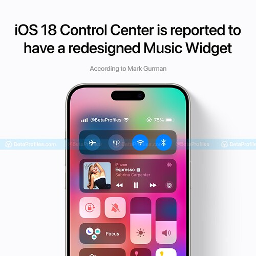 iOS 18 new Control Center, a concept by @BetaProfiles