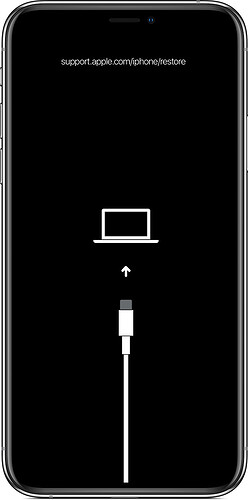 recovery mode iphone screen