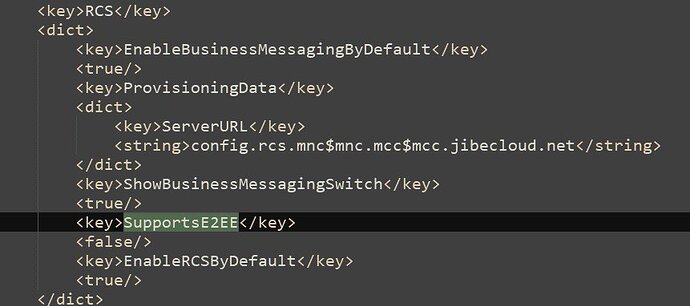 end to end encryption rcs ios 26.3 beta code