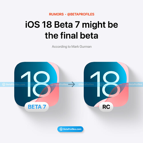 What's New in iOS 18 Beta 7 - iOS & iPadOS - Beta Profiles Community