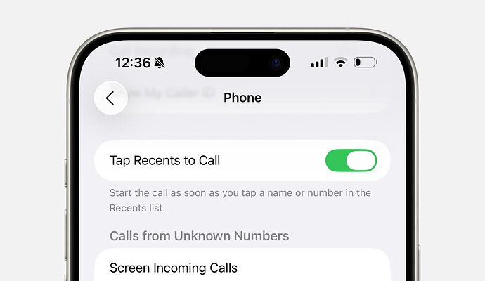 tap-recents-to-call-ios-26