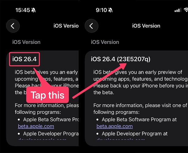 ios-version-show-build-number-ios-26.4