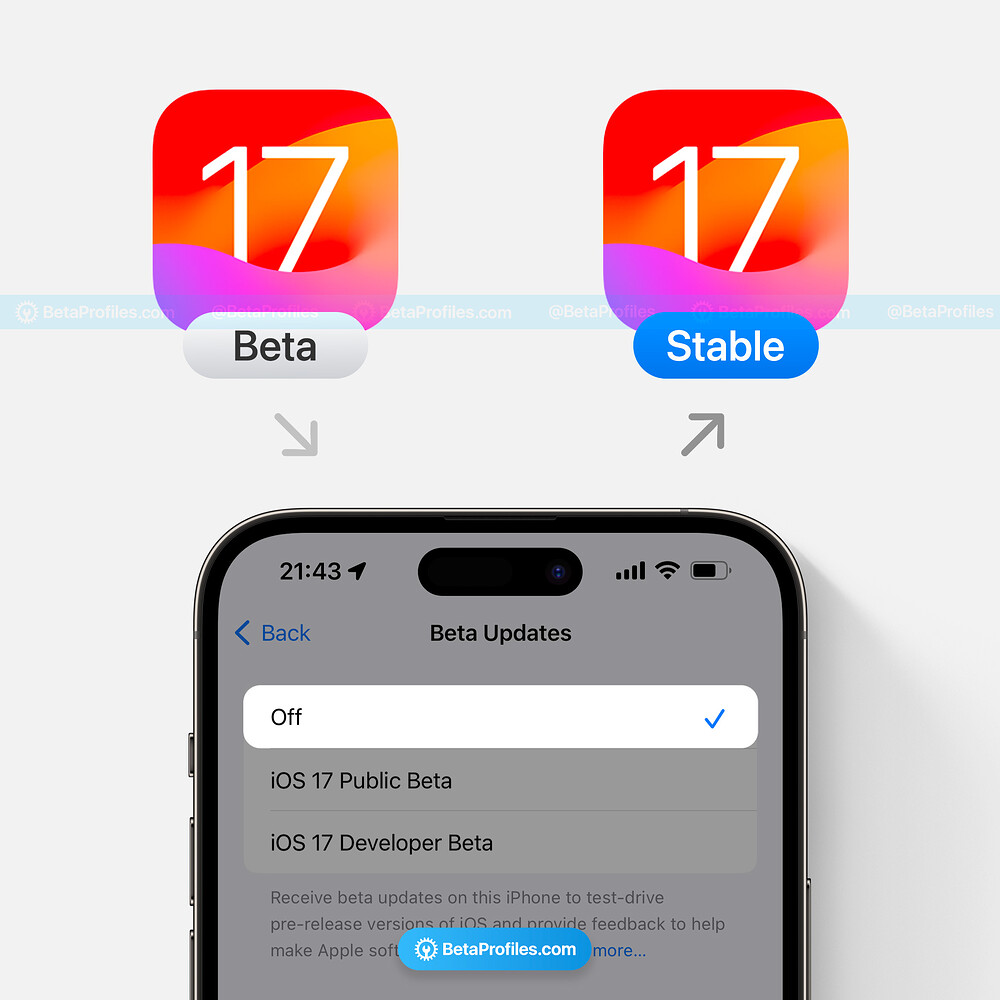 Ios 17update Do not update to iOS 17 RC if you want to install the stable iOS 17 ...