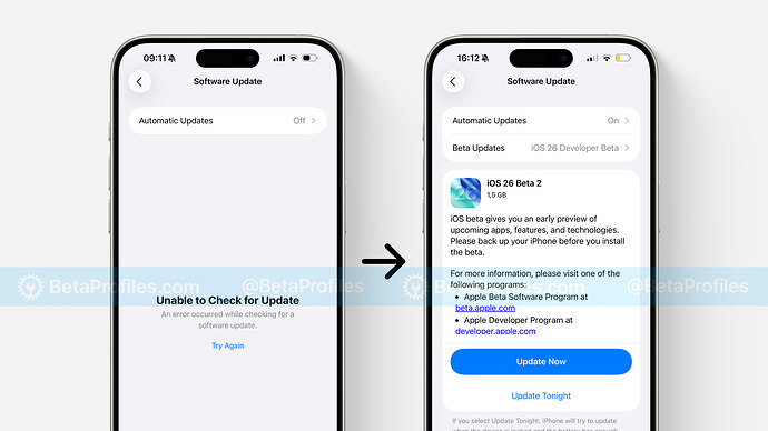 how-to-fix-Unable-to-Check-for-Update-ios-26