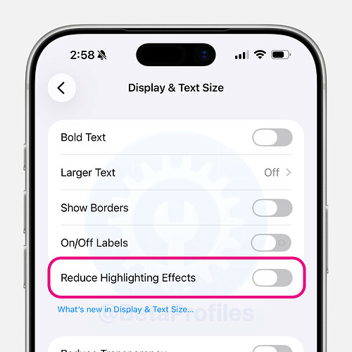 Reduce-Highlighting-Effects-ios-26.4-beta-2