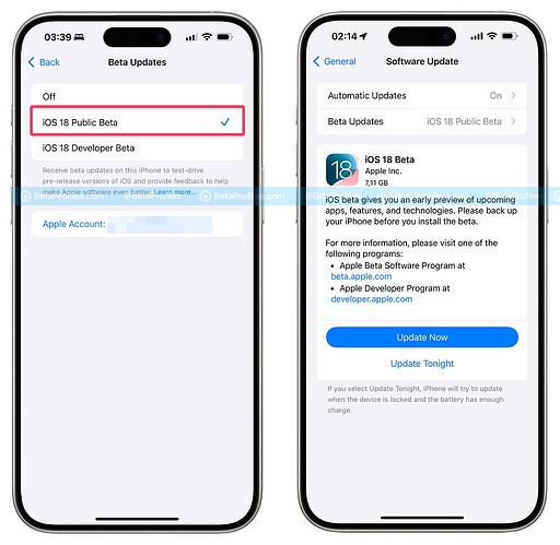 install-ios-18-public-beta