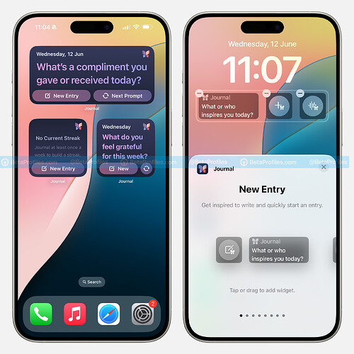 new-journal-widget-ios-18